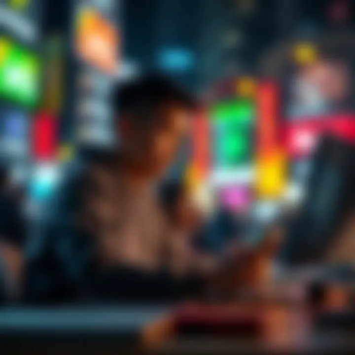 User Engagement on Robinhood User engagement with Robinhood platform