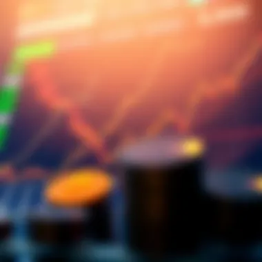 Market Performance of Major Cryptocurrencies Chart showing market performance of major cryptocurrencies