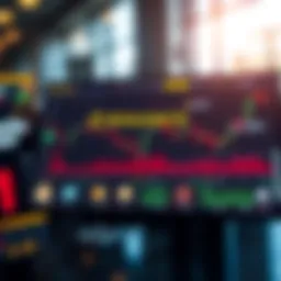 Visual representation of Binance trading interface showcasing various crypto assets