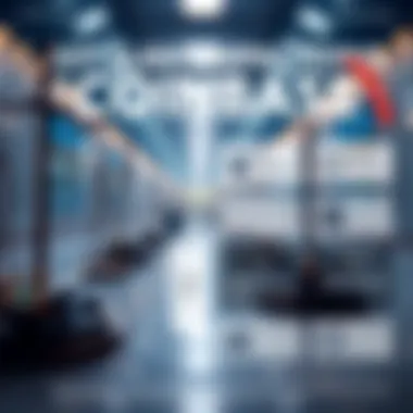 Key Lawsuits Impacting Coinbase Infographic summarizing key lawsuits faced by Coinbase