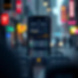 User interface of CoinEx app on iOS