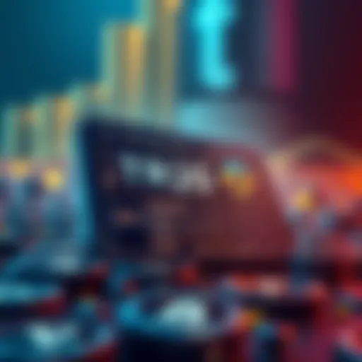 Visual Representation of a TRC20 Wallet Interface Illustration of a digital wallet interface