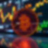 Visual representation of cryptocurrency exchange analytics