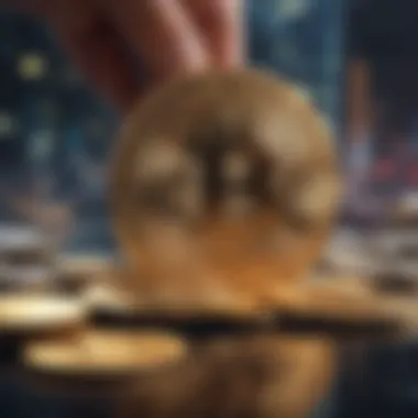 Visual representation of cryptocurrency trading scenarios
