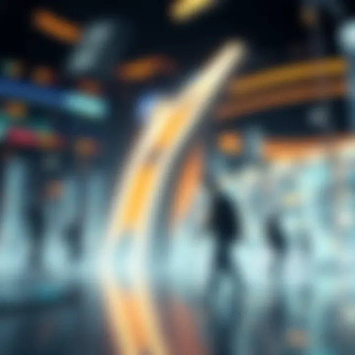 Future of Cryptocurrency Adoption A futuristic depiction of cryptocurrency adoption