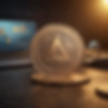 Digital Wallet with Dogelon Mars Coin Digital wallet showcasing Dogelon Mars Coin holdings