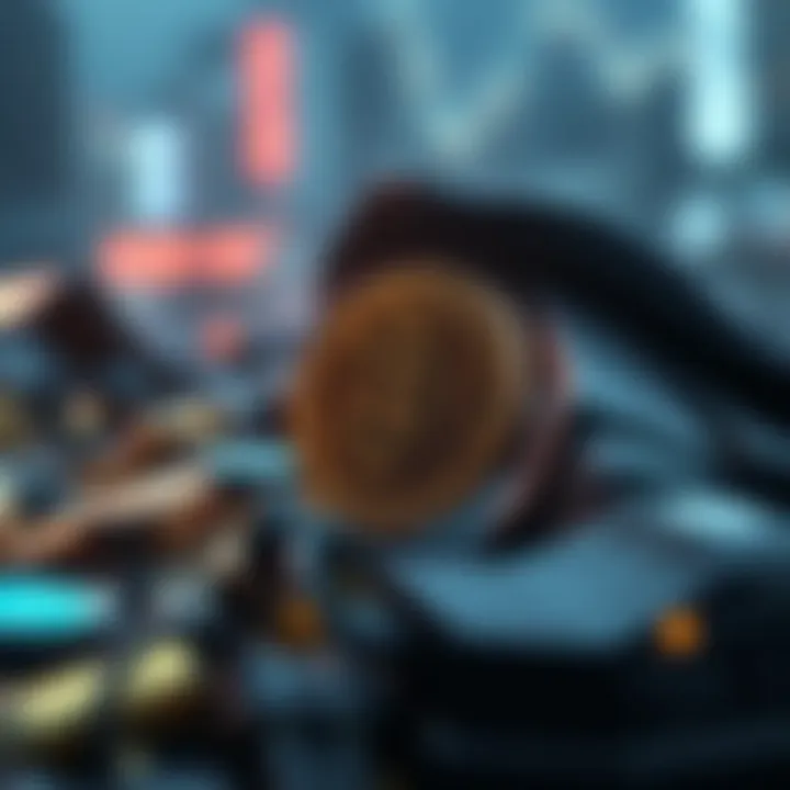 A digital representation of DXL rewards showcasing their impact in the cryptocurrency market