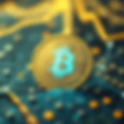 Visual representation of ABC Coin's blockchain technology