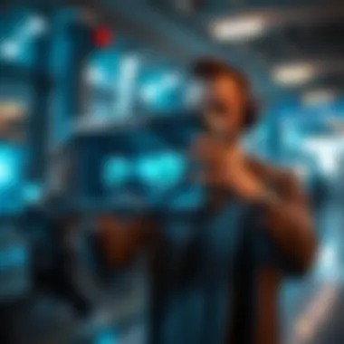 Augmented Reality Technology Visual representation of Augmented Reality technology