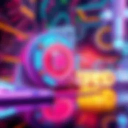 A vibrant digital artwork by Beeple showcasing futuristic themes.