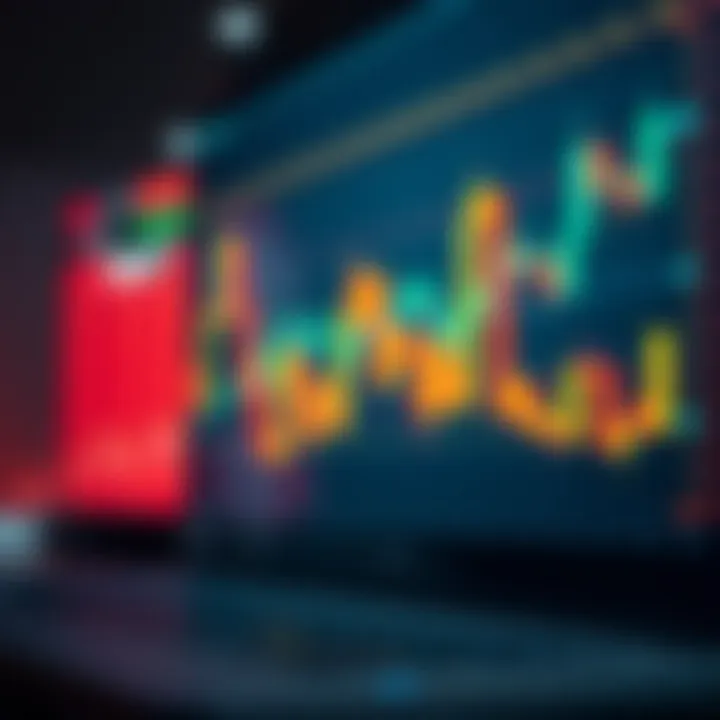 Market Trends Through Candlestick Analysis Visualization of market trends derived from candlestick analysis