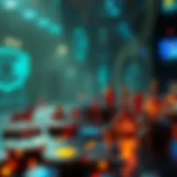 Conceptual representation of NFTs in digital art