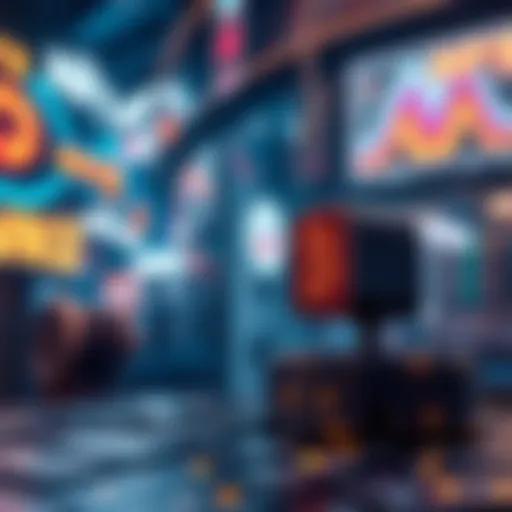 NFTs Transforming Digital Art Conceptual representation of NFTs in digital art