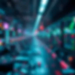 Illustration of algorithmic trading in cryptocurrency markets