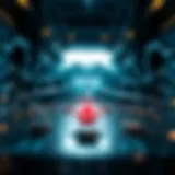 Visual representation of peer-to-peer network architecture