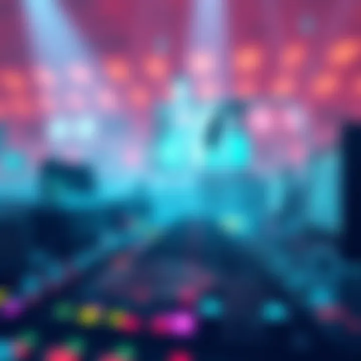 Technology's Impact on Music Distribution Visual representation of the impact of technology on music distribution