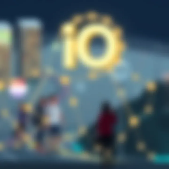 Infographic illustrating the advantages of IO domains