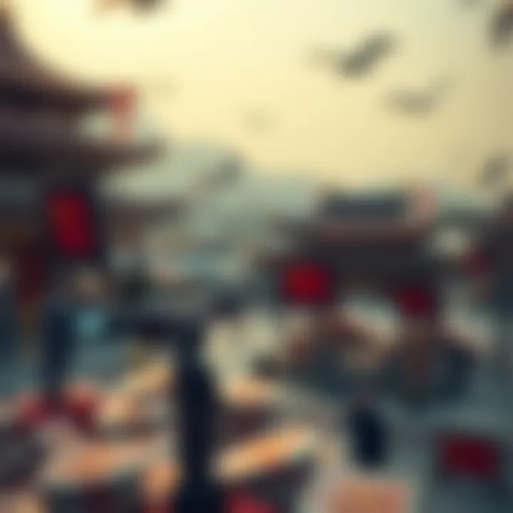 Geopolitical Ramifications of the Yuan in Cryptocurrency Visual metaphor depicting the geopolitical implications of the yuan cryptocurrency