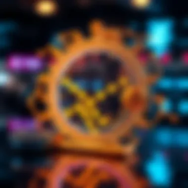 KPMG's Influence in Fintech KPMG logo and fintech symbols intertwined