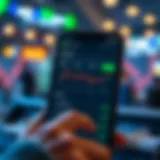 Exploring the Robinhood Trading Interface Robinhood app interface showcasing cryptocurrency trading options
