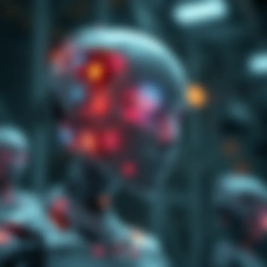 Conceptual illustration of AI ethics