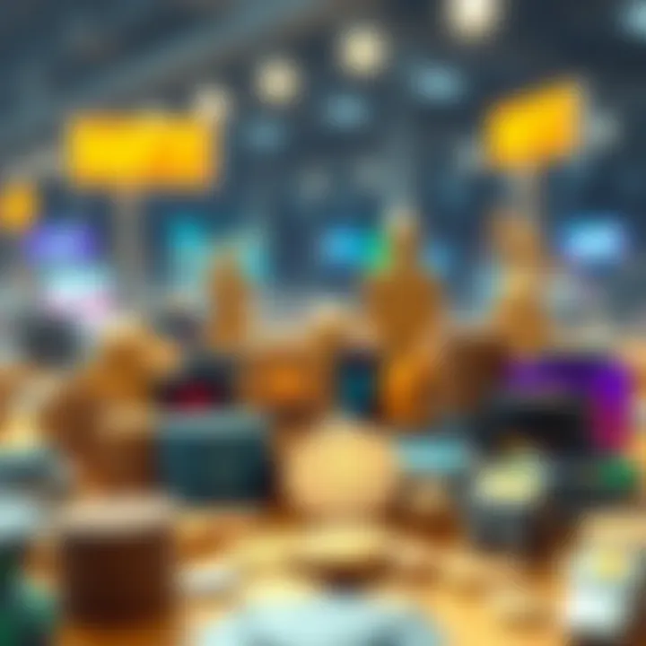 Diversity in NFT Investment Options Diverse range of NFTs illustrating variety in investment options