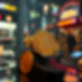 Conceptual representation of NFTs in digital art