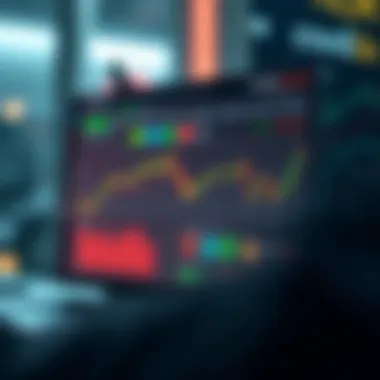 Crypto Tracking Interface Design Illustration of a digital dashboard for crypto tracking
