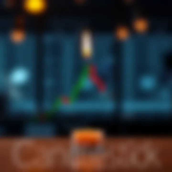 Structure of a Candlestick Diagram showing the structure of a candlestick.