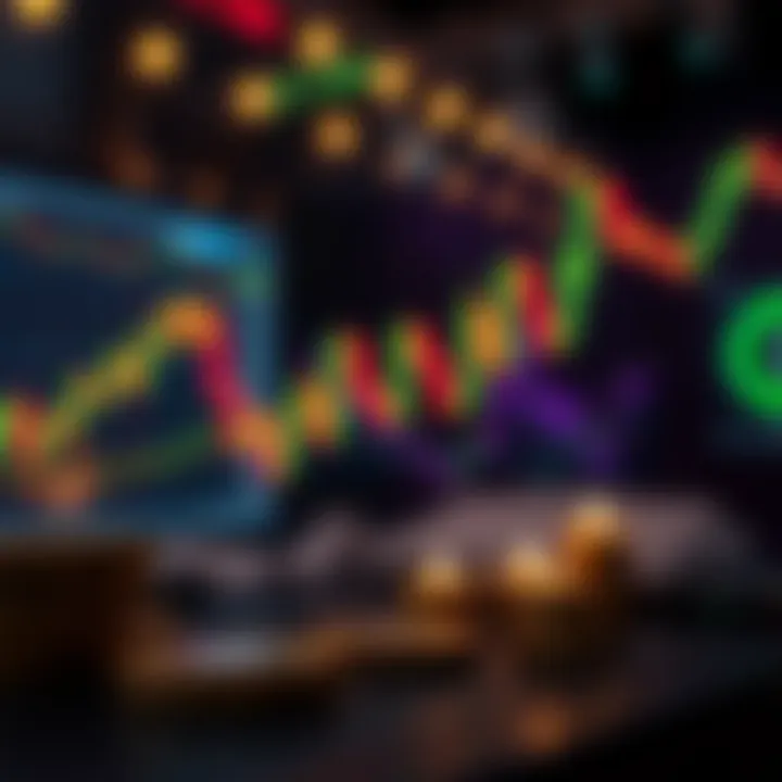 Market Sentiment and Candlesticks Illustration of market sentiment analysis using candlesticks.