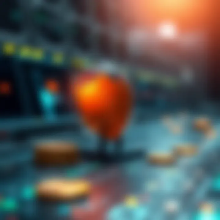 Secure Methods for Storing Digital Assets An illustration depicting secure storage of digital assets