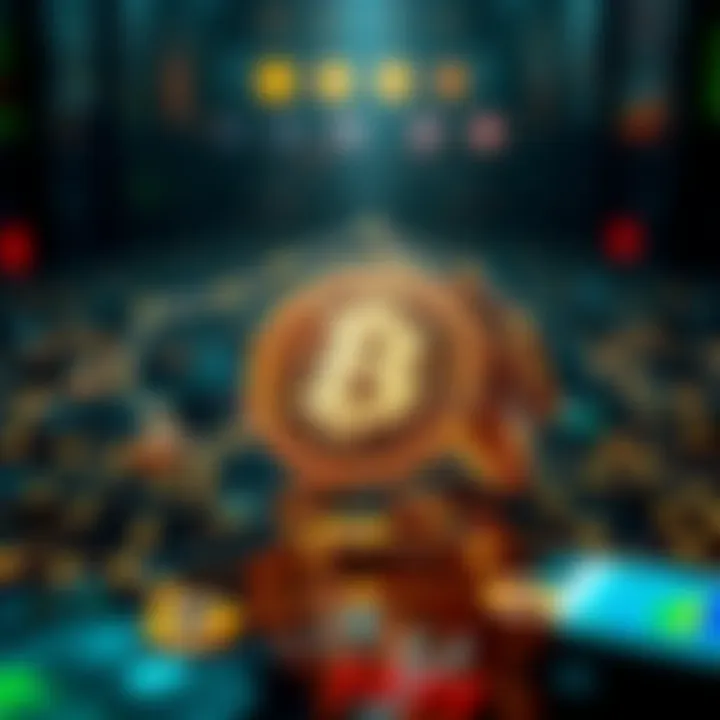 Illustration of blockchain technology powering Shapeshift Token