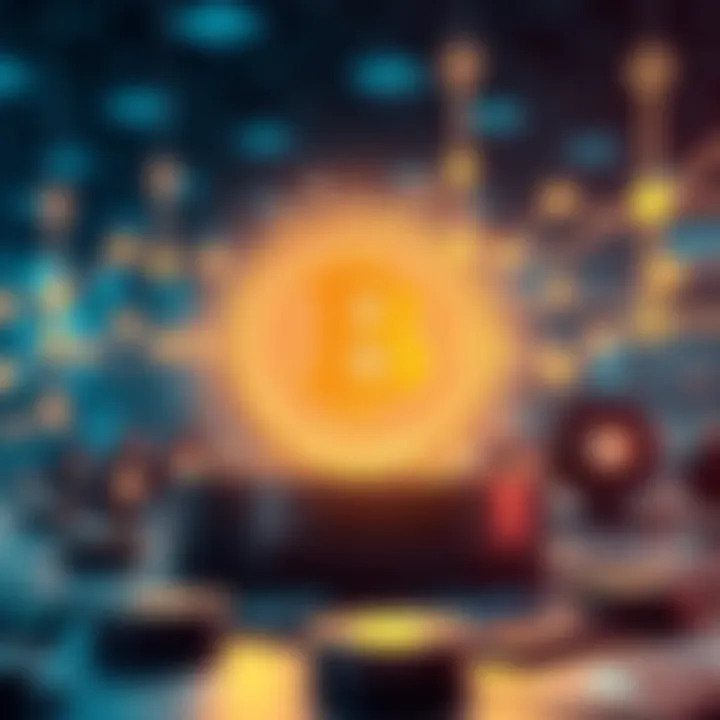 Innovative Digital Finance Technology Innovative technology symbols illustrating advancements in digital finance