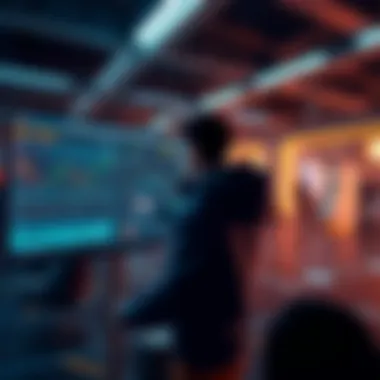 Navigating Cryptocurrency Trading Platforms A user navigating a cryptocurrency trading platform