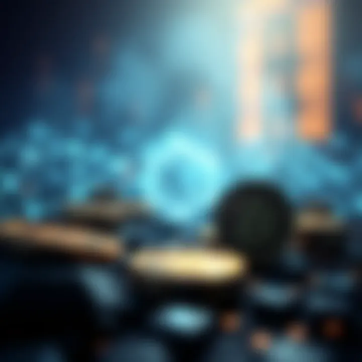 Impact of Blockchain Technology Conceptual image of blockchain technology impact