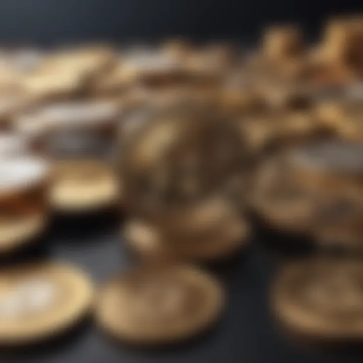 Infographic illustrating cryptocurrency market trends