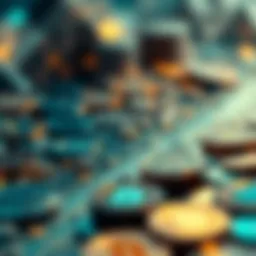 Visual representation of cryptocurrency evolution