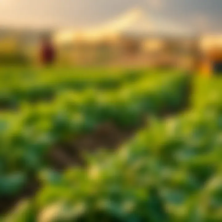 Blockchain technology integration with farming practices