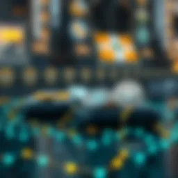 Conceptual illustration of air gap wallets with digital assets