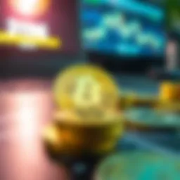 Visual representation of cryptocurrency transaction fees