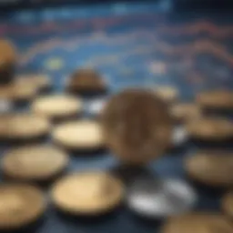 Visual representation of Coinbase's cryptocurrency listings