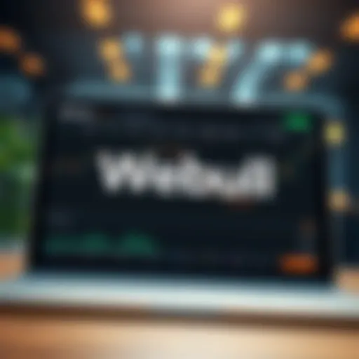 Webull trading platform interface showcasing features